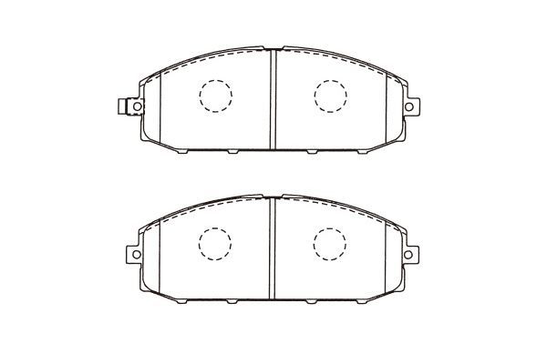 KAVO PARTS Bremžu uzliku kompl., Disku bremzes BP-6619